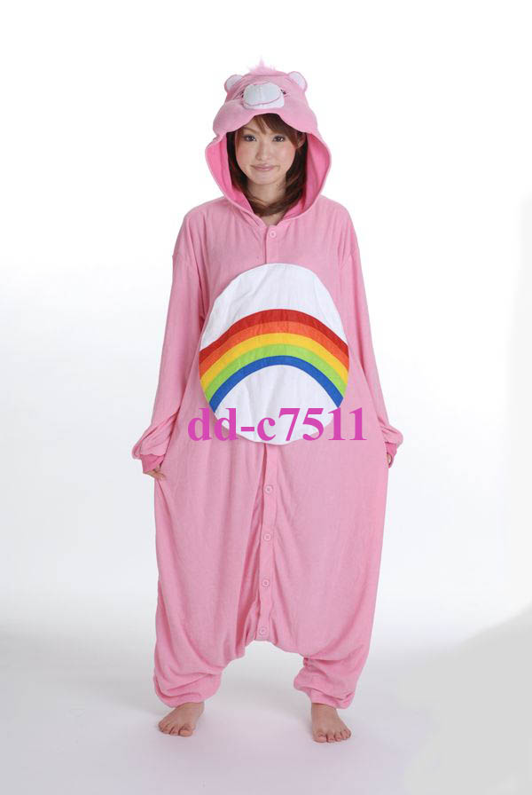 KIGURUMI Costume Pajamas SAZAC Cheer Bear Care Bear Fleece Wear Japan Animal 078